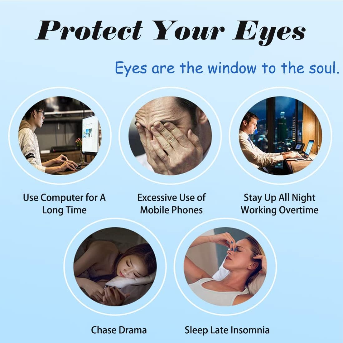 Cooling Eye Mask, Reusable Cold Eye Mask for Hot Cold Treatment for Eye Strain, Eye Swelling, Eye Redness, Puffy Eyes, Dark Circles, Smooth Fine Lines, and Eye Recover Surgery.