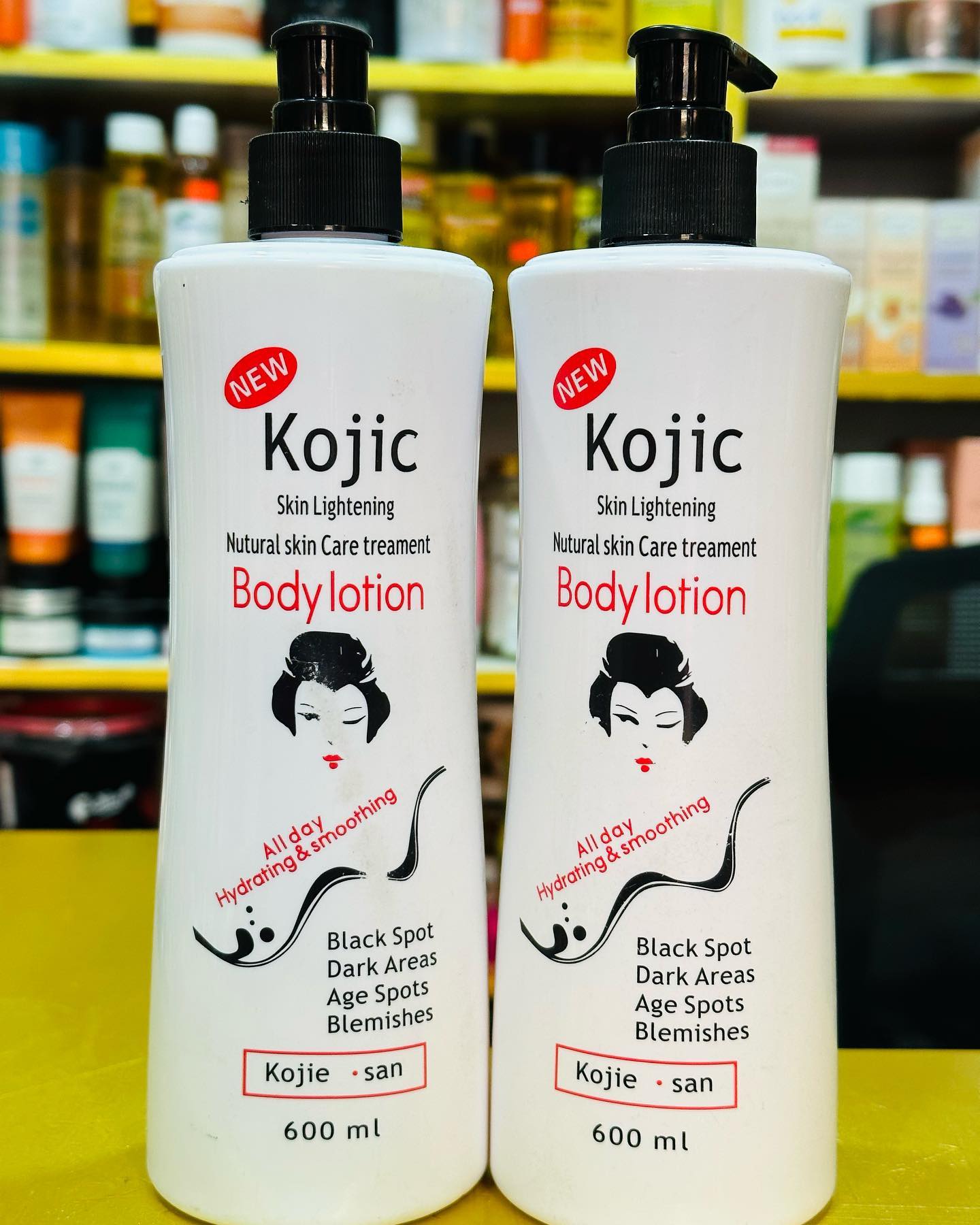 Kojie San Kojic Acid Lotion - Nourishing & Skin Brightening Body Lotion with Rosehip, Shea Butter & Vitamin E Body Lotion for Flawless Even Skin Tone - 500ml