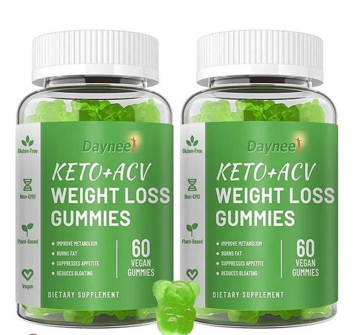 Daynee KETO+ACV Weight Loss Gummies Burns Fat Quickly 60 Vegan Gummies Reduces Bloating Improve Metabolism Daynee KETO+ACV Weight Loss Gummies Burns Fat Quickly 60 Vegan