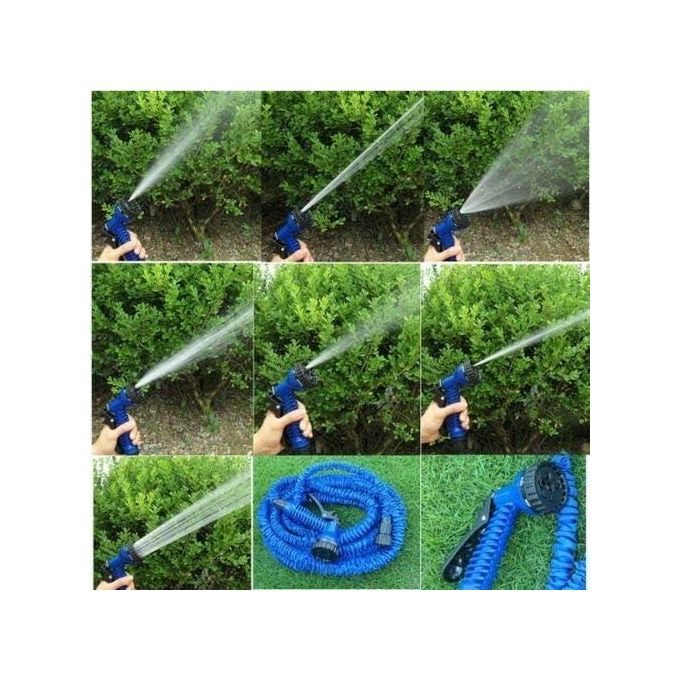 Garden Hose Car Wash Pipe Pet Cleaner Expandable Water Hose Pipe with 7 Modes Water Spray Gun, 30 M Flexible Magic Hose Pipe Spray Gun, Expanding Garden Hose Reel Anti Leakage Lightweight