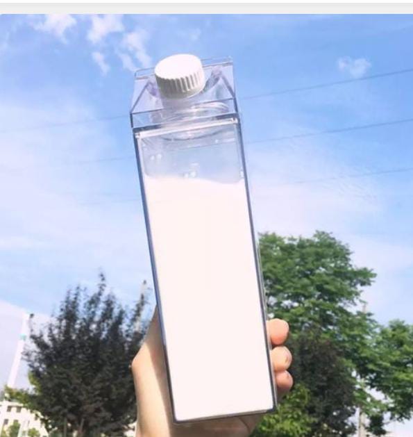 clear acrylic milk jar