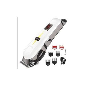 High performance motor with stainless steel blade. Good quality rechargeable hair trimmer/hair clipper with LCD display of battery indicator

Hair clipper is intended for professional use.
