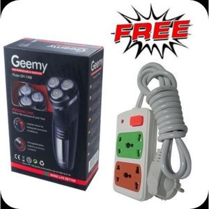 Geemy 3in1 Rechargeable Hair Shaving Machine + Hair Smoother +Gift