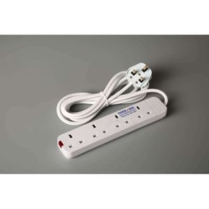 Power King 4 Way Power Extension 3M Cable COMBO + FREE 6 WAY