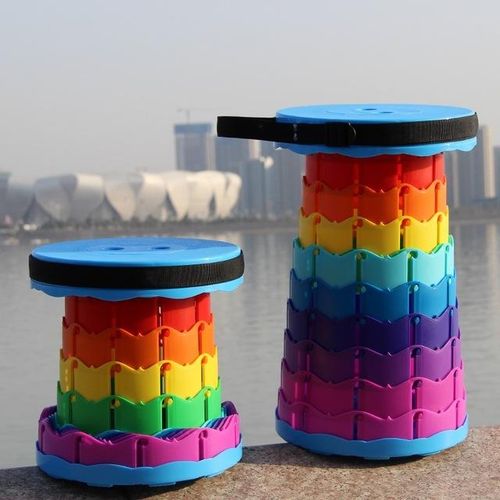 Portable Retractable Folding Stool For Indoor Outdoors Camping BBQ Fishing ,(chair)
Retractable Folding Stool For Camping Fishing Height Adjustable -Portable Plastic Collapsible Telescoping Stool Seat