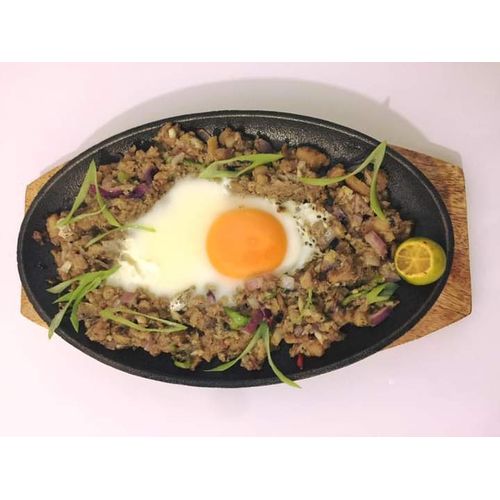 Hot Sizzling Plate With Bamboo Holder