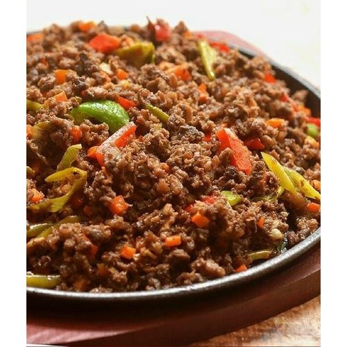 Hot Sizzling Plate With Bamboo Holder