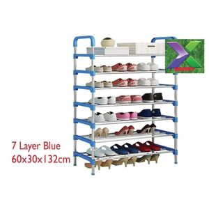 Adjustable Portable Shoerack - 7 Tier