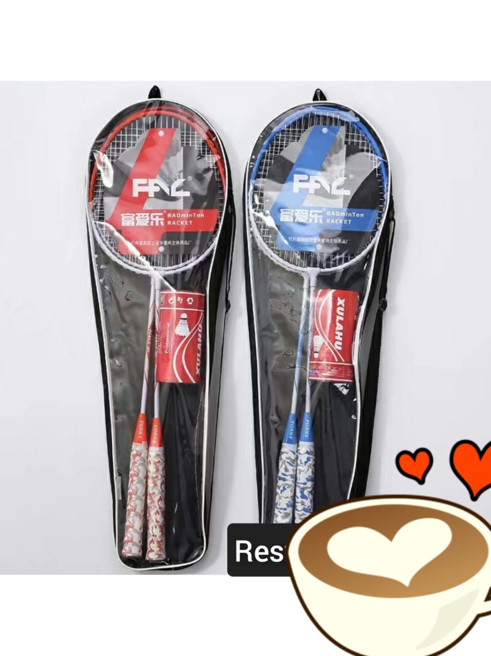 Tennis badminton racket set 2 rackets ,2  shutterlocks and free carrier bagBadminton Racquet Combo (Set of 2 Rackets & shuttlecocks ) high quality products. This Badminton Racquet makes a great equipm