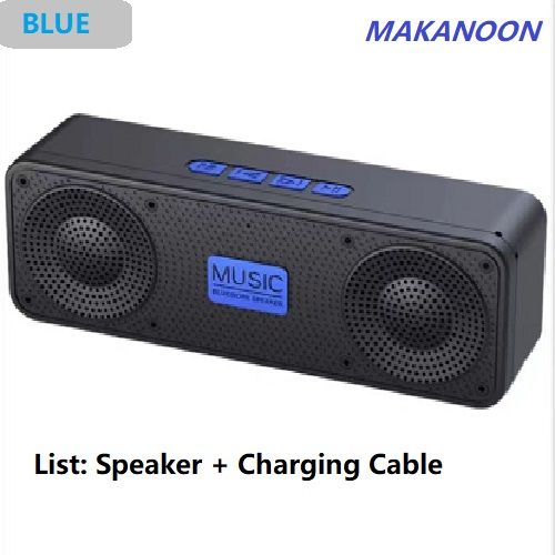MAKANOON（clearance price） Portable Bluetooth Speaker TF Card FM Mode HD Sound Quality FM Music