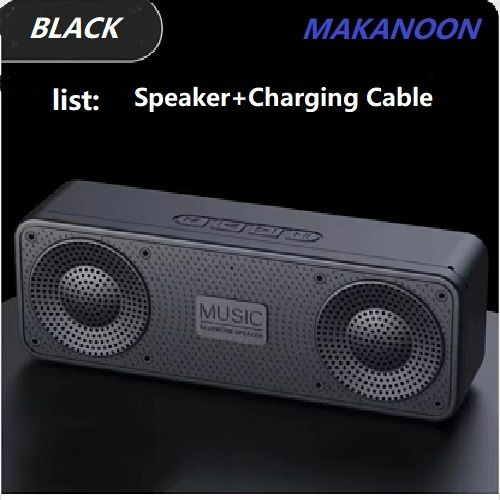 MAKANOON（clearance price） Portable Bluetooth Speaker TF Card FM Mode HD Sound Quality FM Music
