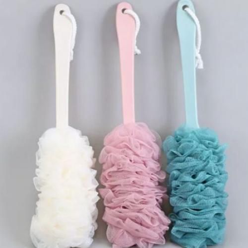 Body Brush Long Handle Bathing Sponge Back Scrubber