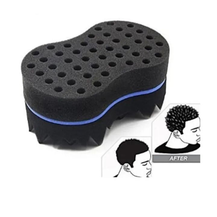 Magic hair twist and Curling Sponge Black