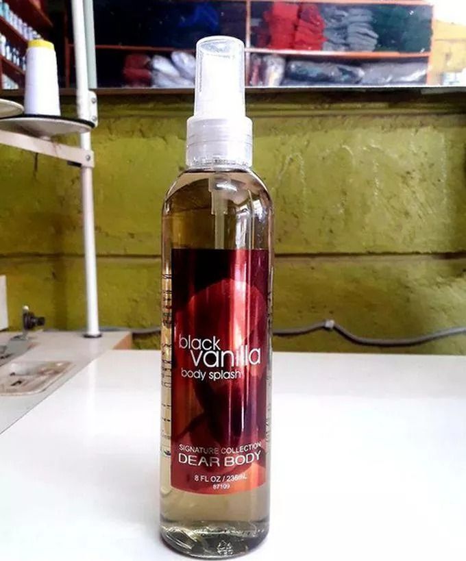 Body Luxuries Black Vanilla Body Splash Body Mist-236ml