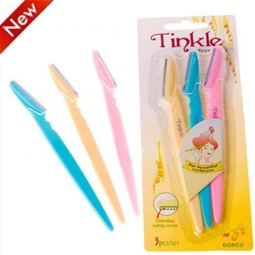 Tinkle Eyebrow Shaper Razor 3pcs