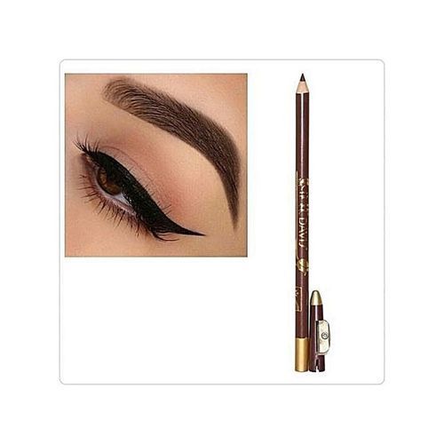 Davis 2Pcs Eye And Lip Liner Pencil No 003 Dark Brown (ORIGINAL)