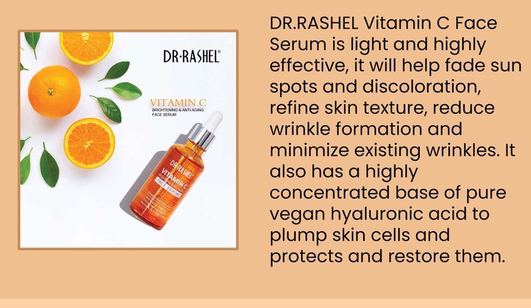 Dr. Rashel (ORIGINAL) Vitamin C Brightening & Anti-Aging Face Cream + Face Serum