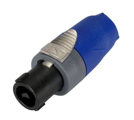 4 Pole Speckon Plug Male Speaker Audio Cable Connector