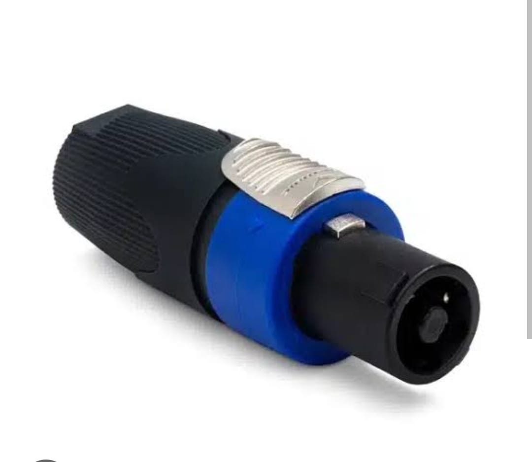 4 Pole Speckon Plug Male Speaker Audio Cable Connector