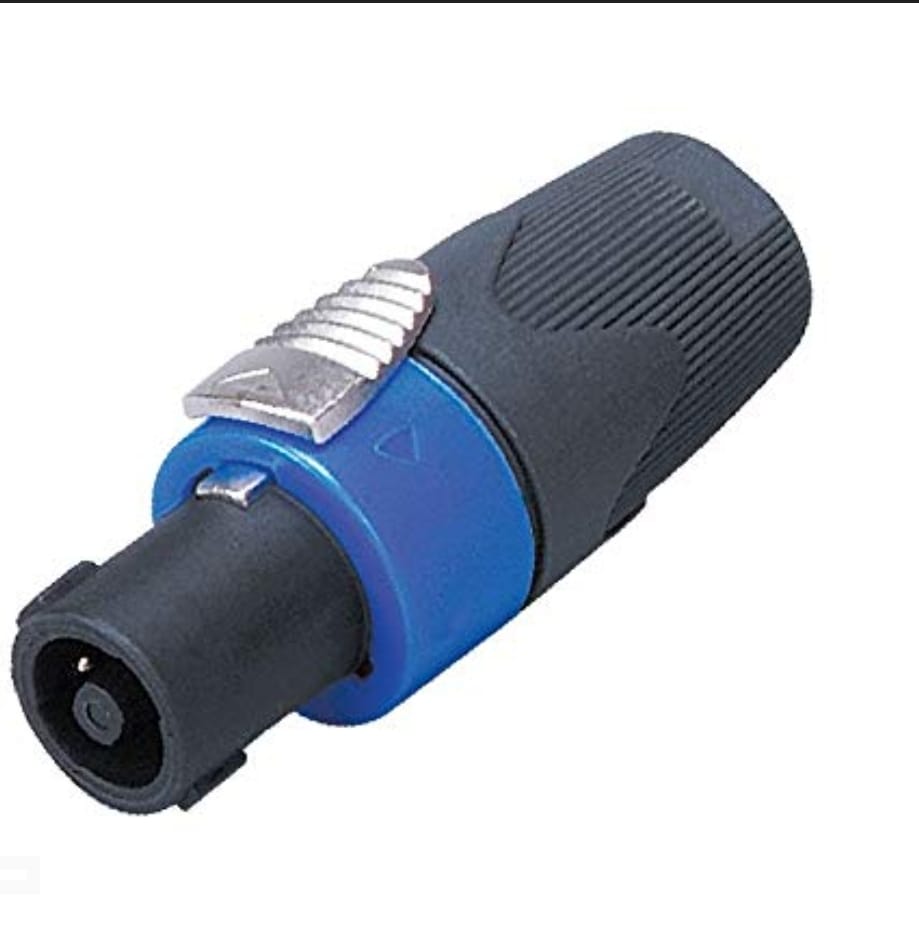 4 Pole Speckon Plug Male Speaker Audio Cable Connector
