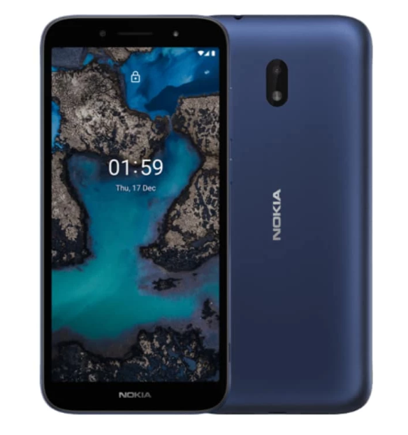 Nokia C1 2nd Edition- 5.4'' - 16GB ROM + 1GB RAM DUAL SIM 2500mAh Battery Androind Smartphone