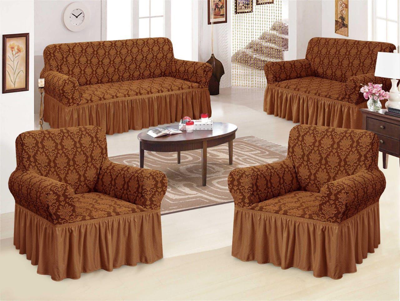 jacquard turkey loose covers