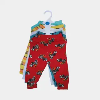 5 Pieces Newborn Assorted Baby Trousers