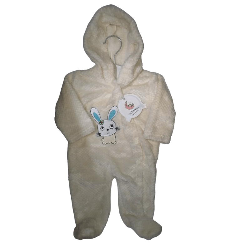 100% Cotton Fleece Light Baby Romper