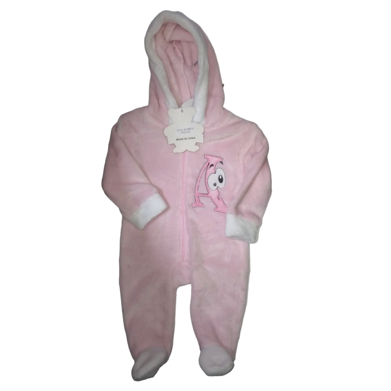 100% Cotton Fleece Light Baby Romper