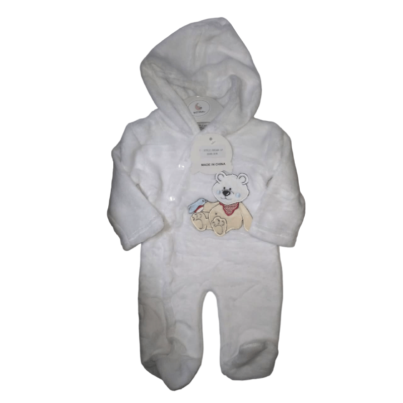 100% Cotton Fleece Light Baby Romper
