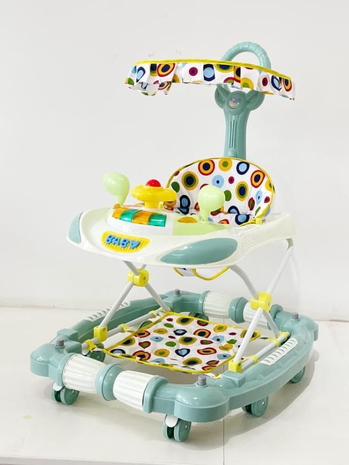 Superior 3 In 1 Baby Walker/Rocker With Parent Handle-