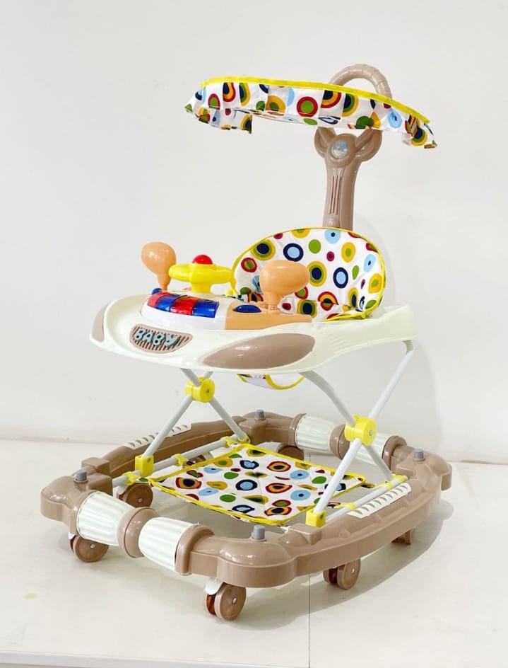 Superior 3 In 1 Baby Walker/Rocker With Parent Handle-