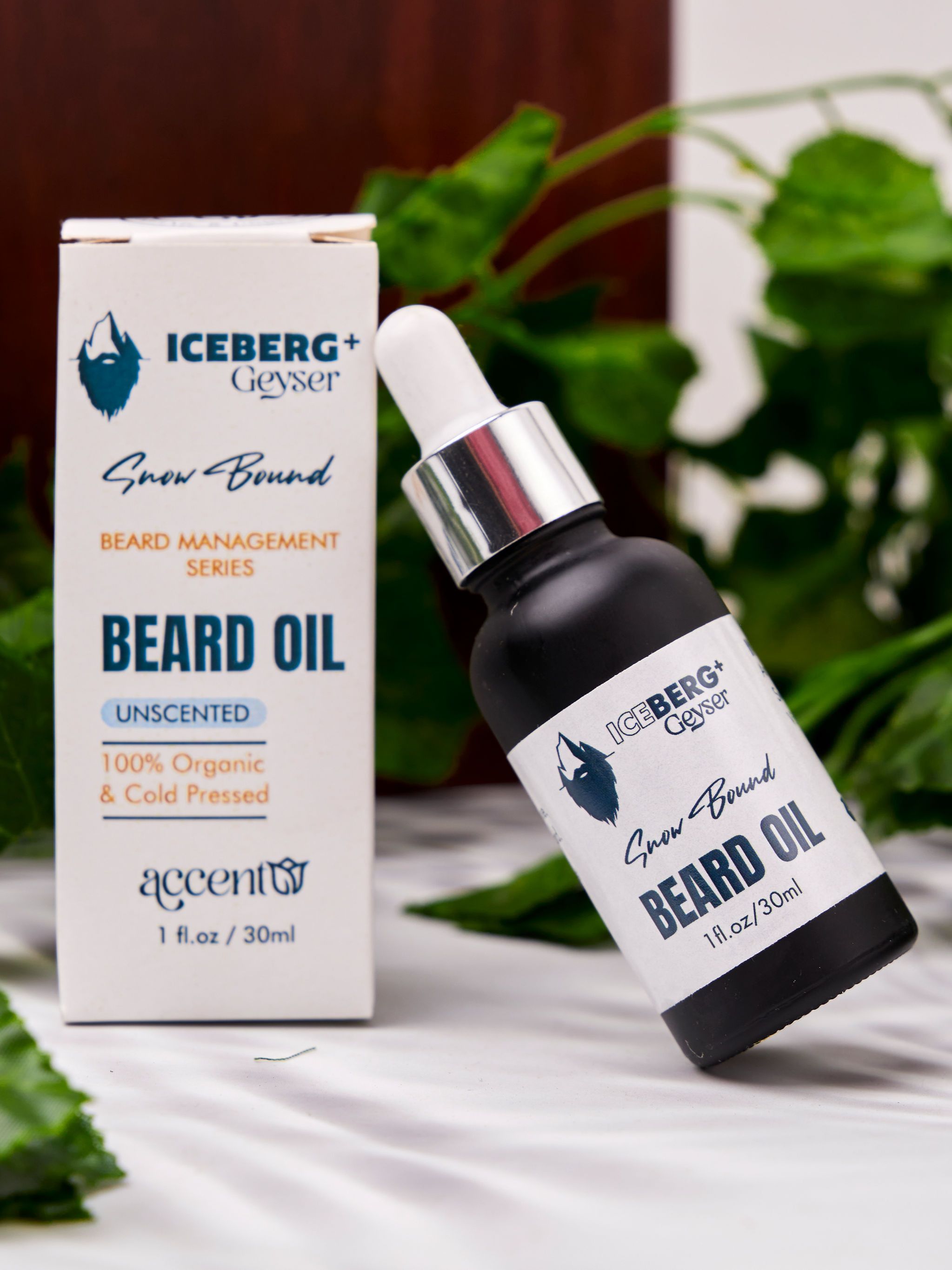 ICEBERG+GEYSER BEARD OIL (Snow Bound)