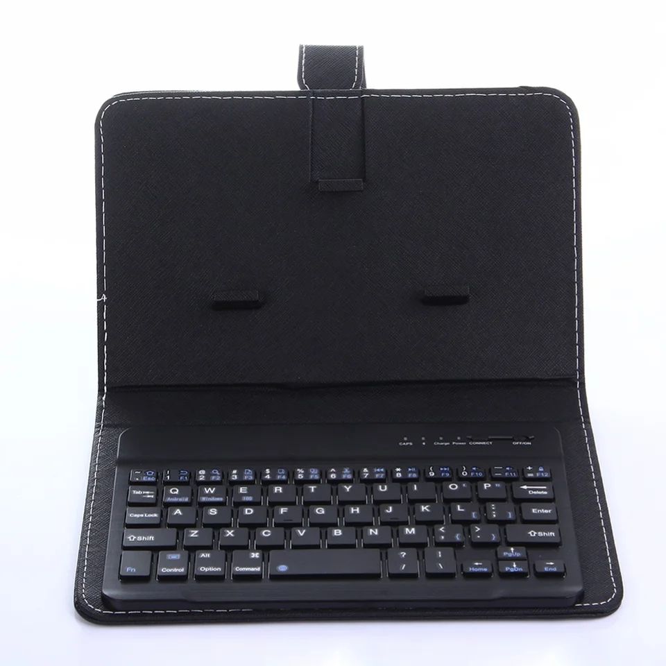 Wireless Bluetooth Rechargeable Mini Keyboard with Case For Smartphones Tablets Ipad Gaming Keyboard For Android iOS Wndows