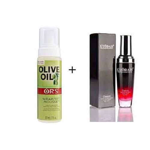 Ors Olive Oil Wrap Set Mousse + Luodais Hair Serum
