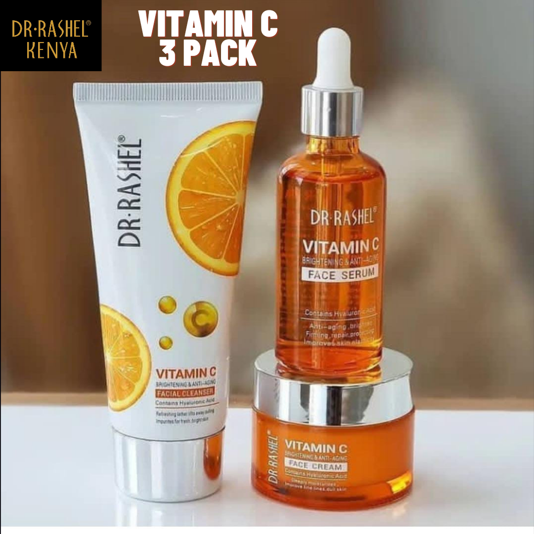 Dr. Rashel Vitamin C 3 IN 1 SET Face Cleanser, Serum + Cream