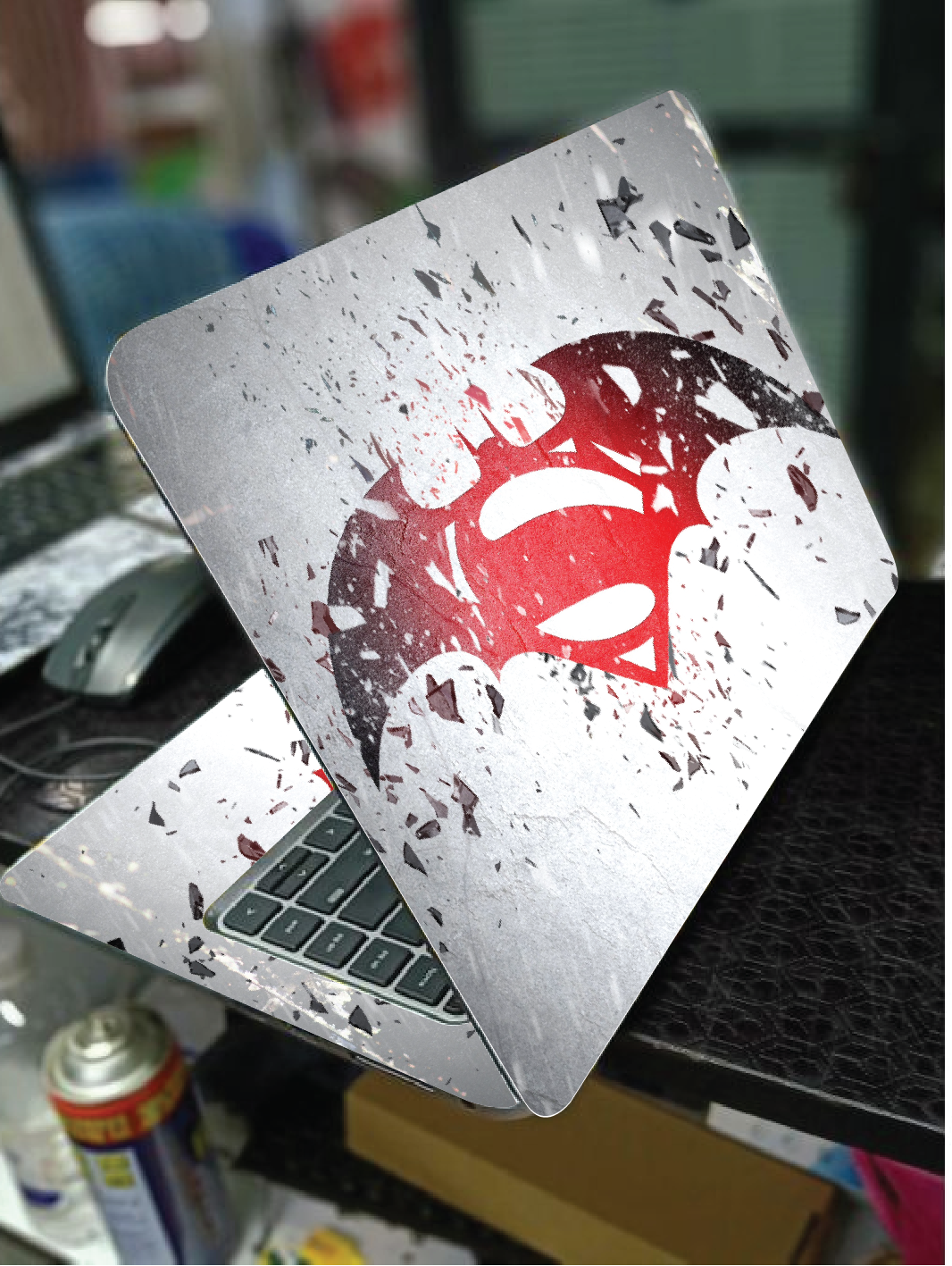 BATMAN LAPTOP SKIN/COVER/STICKER, for Laptop size 11" 13.3" 14" 15" 15.4" 15.6 Universal Vinyl Skin Sticker Cover.(LAMINATED)