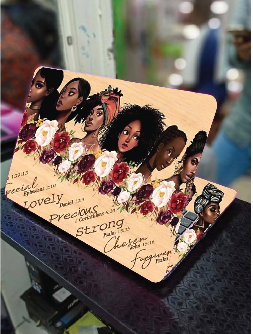 GIRLY LAPTOP SKIN/COVER/STICKER, for Laptop size 11" 13.3" 14" 15" 15.4" 15.6 Universal Vinyl Skin Sticker Cover.