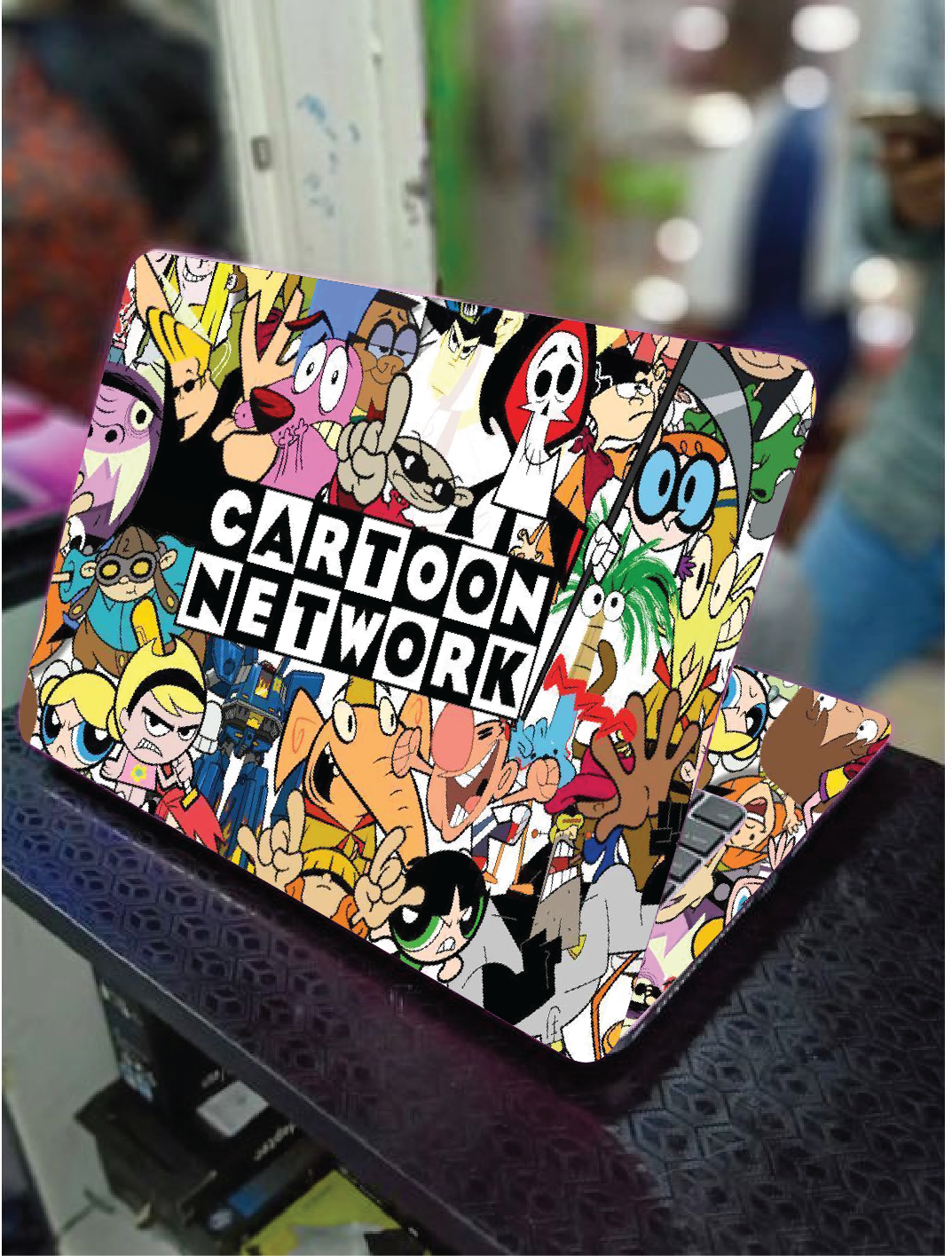 CARTOON NETWORK LAPTOP SKIN/COVER/STICKER, for Laptop size 11" 13.3" 14" 15" 15.4" 15.6 Universal Vinyl Skin Sticker Cover.