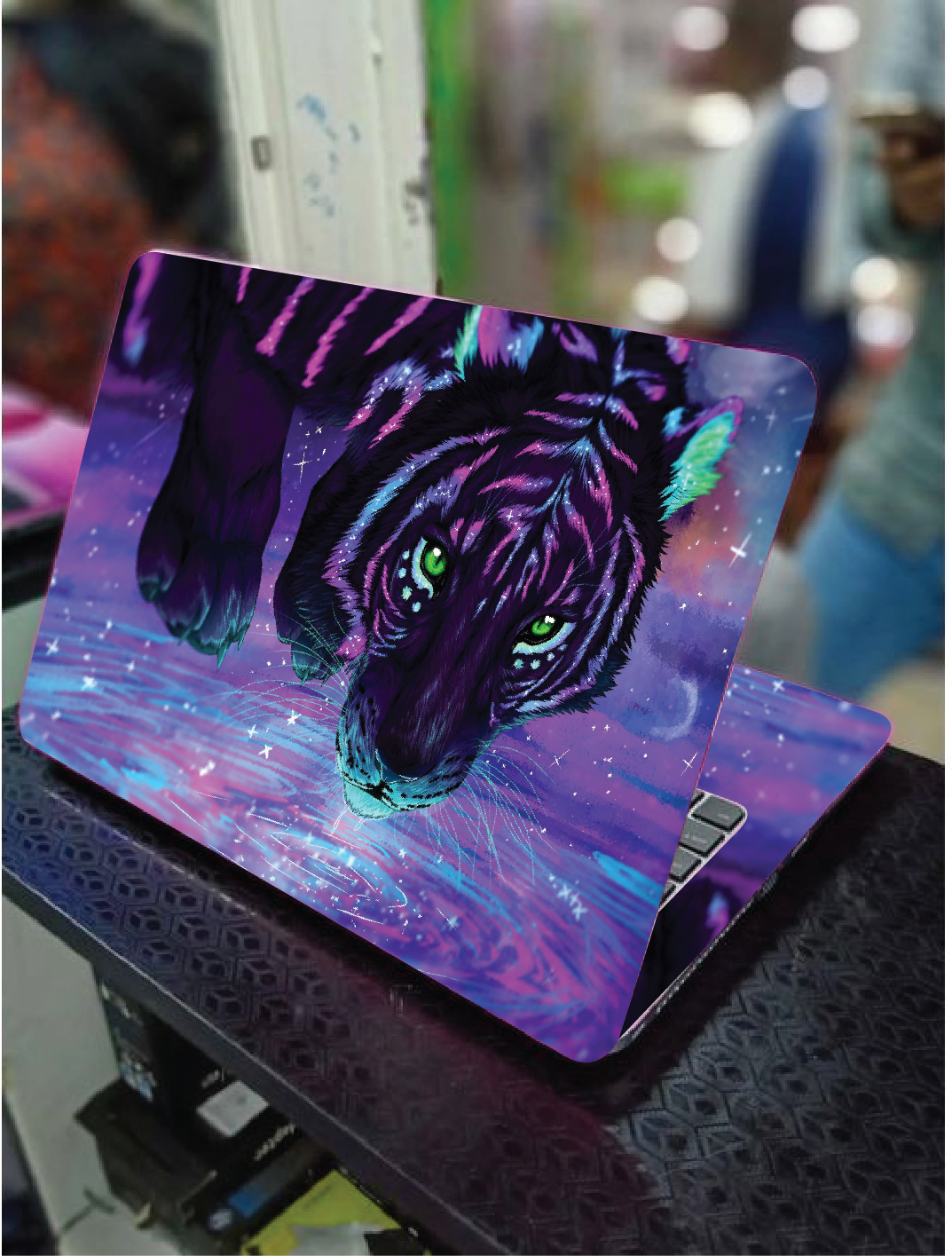 TIGER LAPTOP SKIN/COVER/STICKER, for Laptop size 11" 13.3" 14" 15" 15.4" 15.6 Universal Vinyl Skin Sticker Cover.