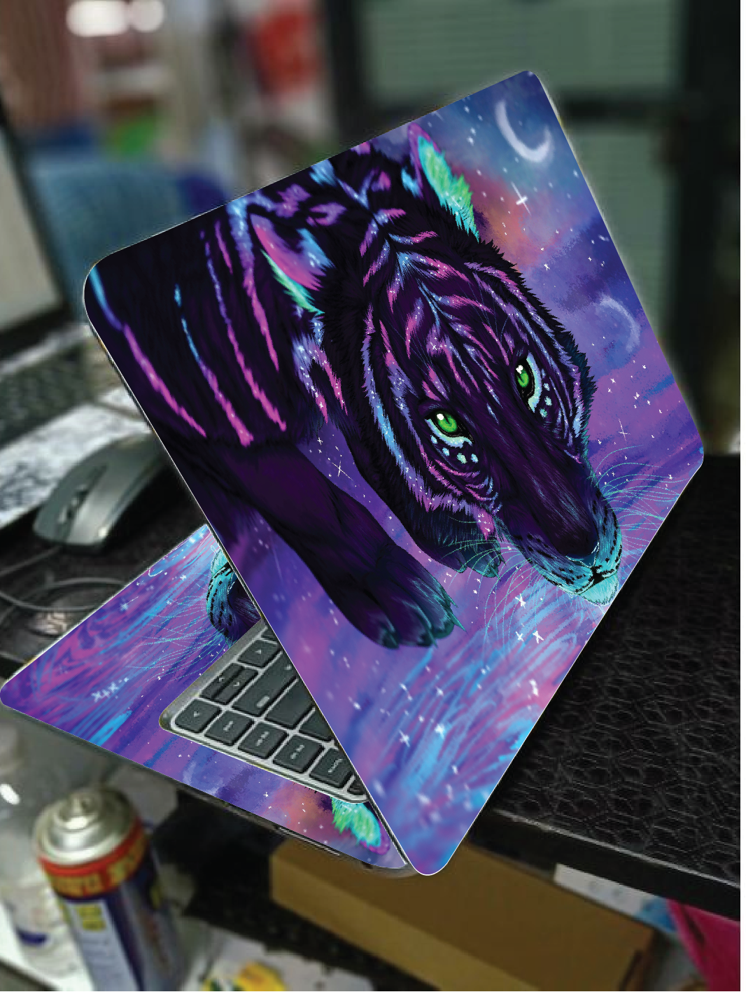 TIGER LAPTOP SKIN/COVER/STICKER, for Laptop size 11" 13.3" 14" 15" 15.4" 15.6 Universal Vinyl Skin Sticker Cover.