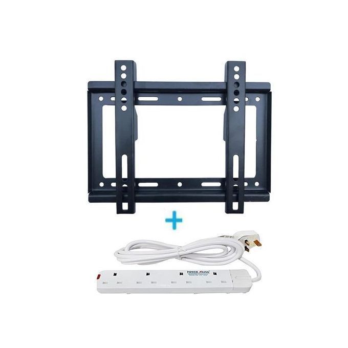 Wall Mounting Bracket 14" To 43" TV+Free Extension