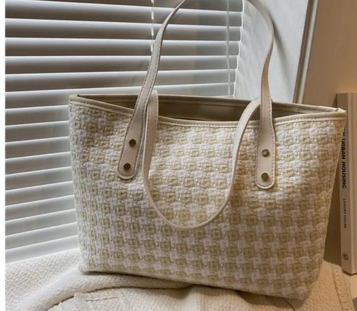 New arrival Checked Handbags Large Capacity Ladies Bags Fashion Single Shoulder Bags Splicing Tote Women's Bags