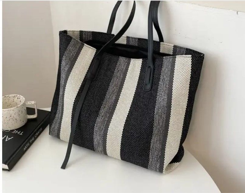 New Arrivals Ladies Bag Big stripes Fashion Bag Women's Casual Trend Shoulder Bag Tote Bag