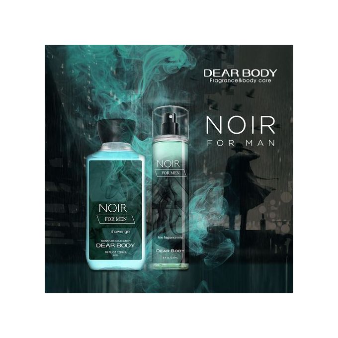 Dear Body Noir For Men Shower Gel & Fragrance Mist