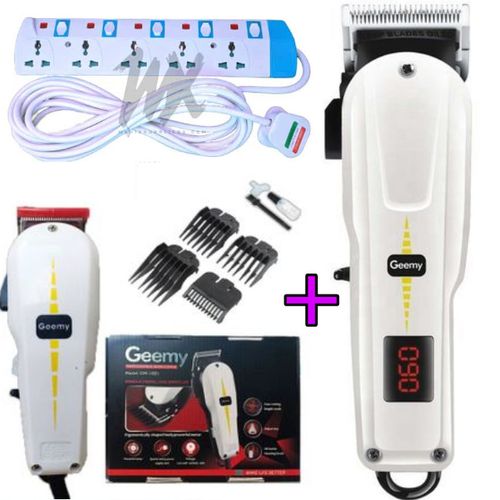 ELECTRIC SHAVER. Geemy Rechargeable Cordless Shaving Machine+Professional Hair Shaving Machine +5Way Extension