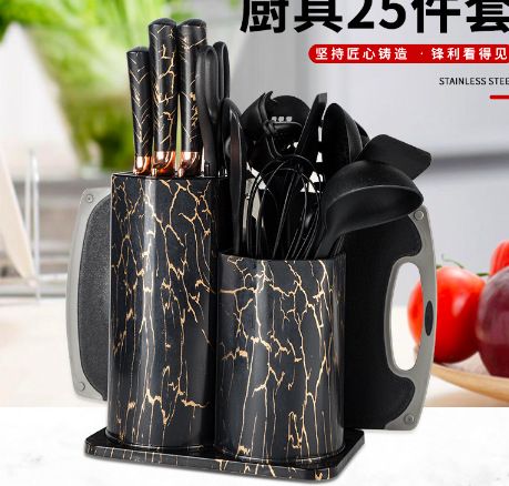 Generic Best Quality 25 pc silicone spoon Marble