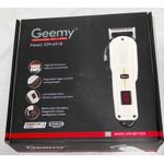 Geemy Rechargeable Cordless Shaving Machine With Indicator + Free 4 Way Power Extension Cable