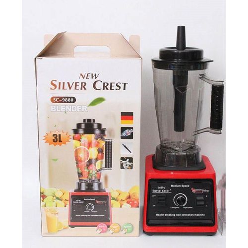 Silver Crest 3L SC-9880 Heavy Duty Commercial Blender - 8000W - Red