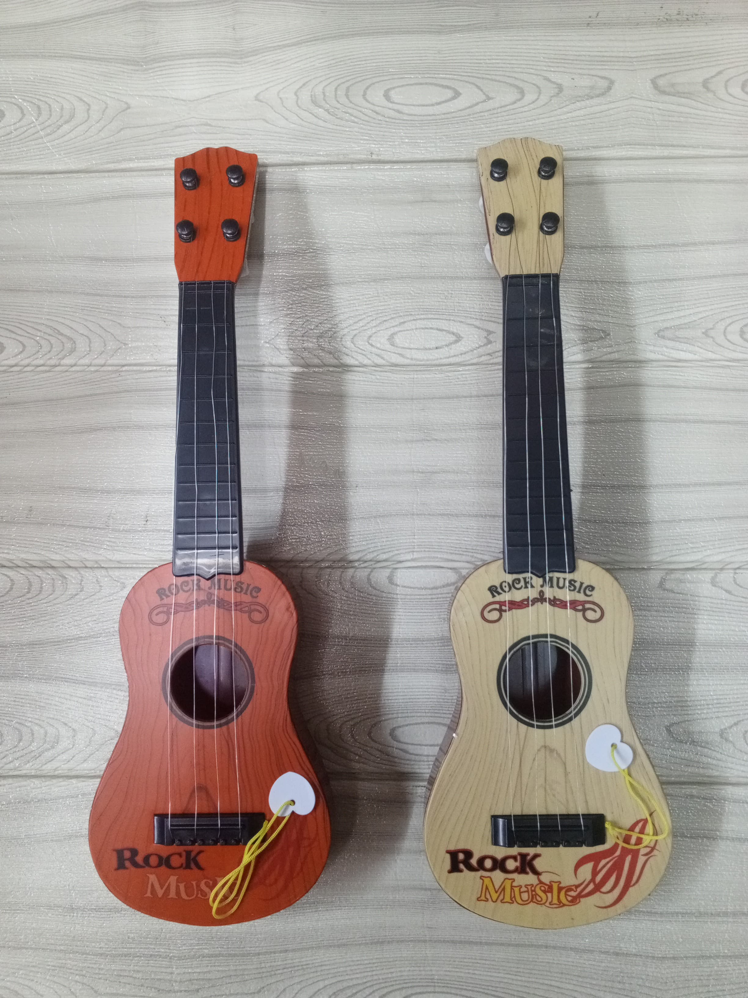 Mini Guitar 4 Strings Classical Ukulele Guitar Toy Musical Instruments for Kids Children Beginners Early Education Small Guitar